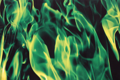 Large Green Fire  - 100cm