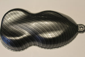Silver True Weave Carbon Fibre - 50 cm