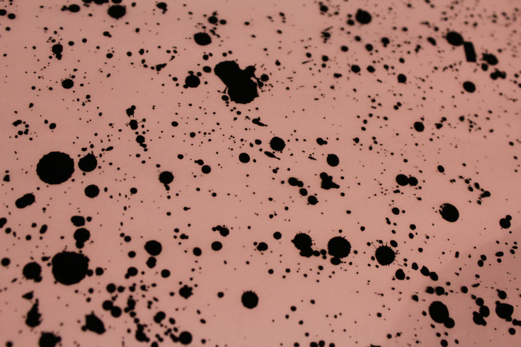 Black Splatter - 50cm
