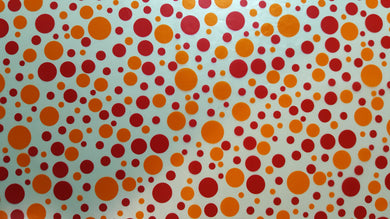 Orange & Red Dots - 100cm