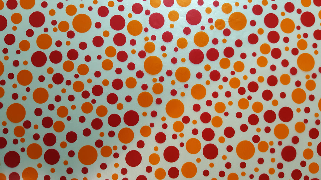 Orange & Red Dots - 100cm