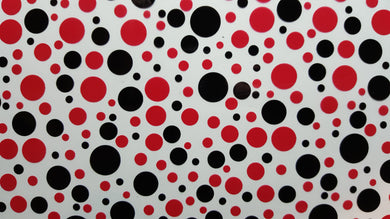 Red & Black Dots - 100cm