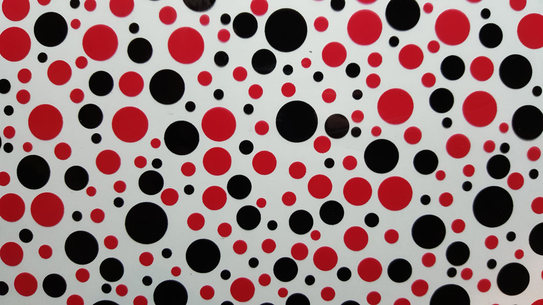 Red & Black Dots - 100cm